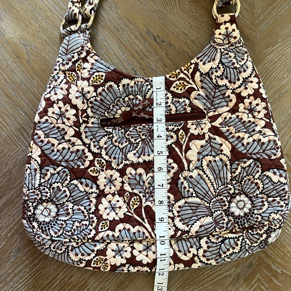 Vera Bradley Large Hobo Tote in Retired Pattern of Slate Blooms - Picture 10 of 10